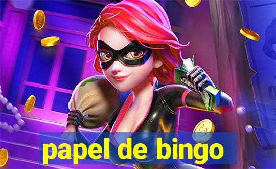 papel de bingo